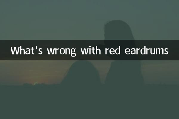 What's wrong with red eardrums