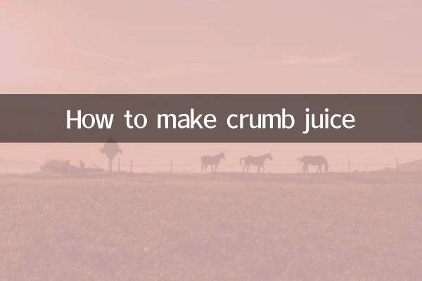 Cómo hacer jugo de migas