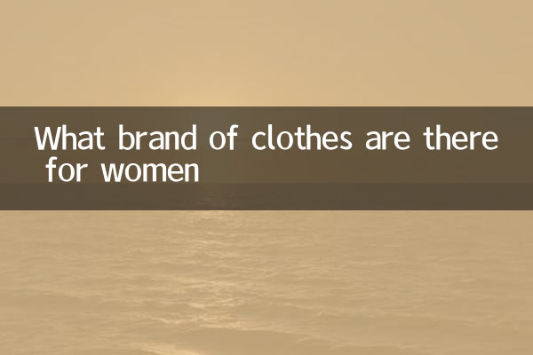 衣服有什麼品牌女裝