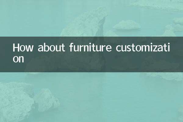 How about furniture customization