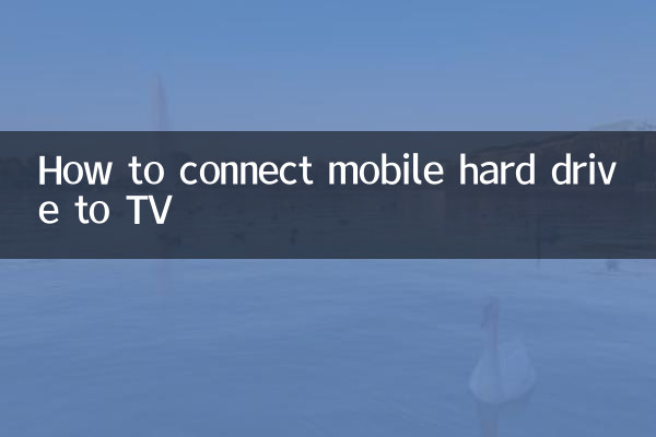 How to connect mobile hard drive to TV