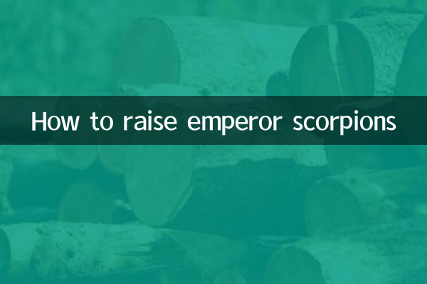 Come allevare gli scorpioni imperatori