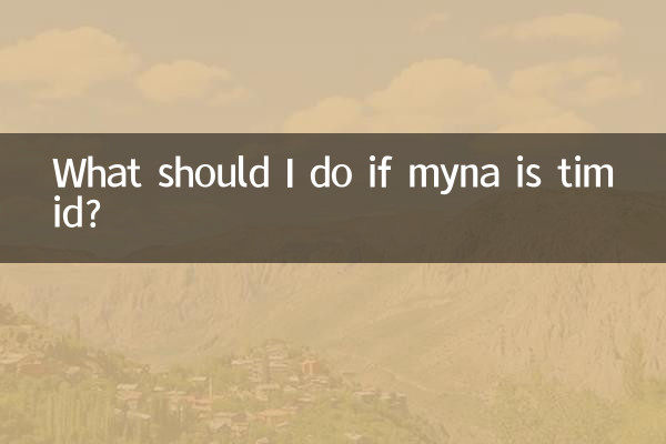 八哥膽小怎麼辦