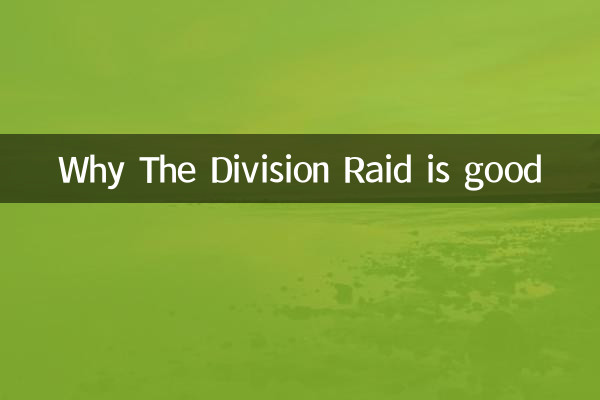 全境封鎖突襲為什麼好