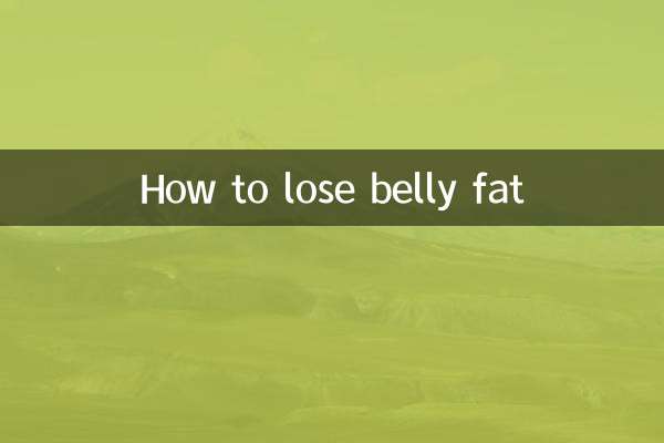 Come perdere il grasso della pancia