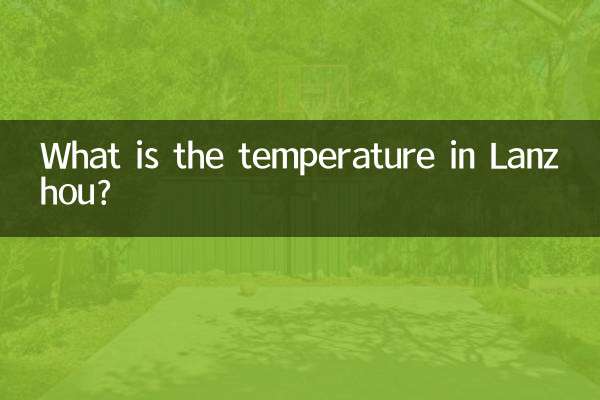 What is the temperature in Lanzhou?