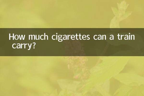 Сколько сигарет можно провезти в поезде?
