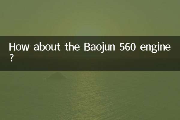 How about the Baojun 560 engine?