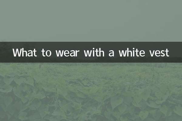 白色馬甲搭配什麼內搭