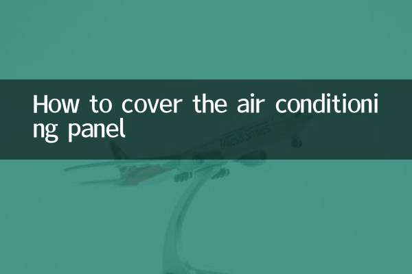 Como cobrir o painel do ar condicionado