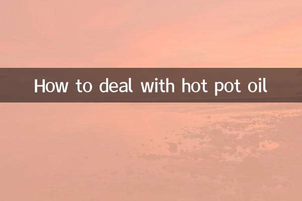 Come trattare l'olio bollente