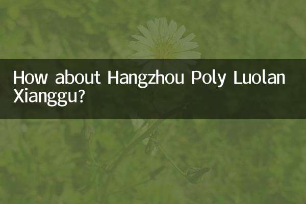 Hangzhou Poly Luolan Xianggu는 어떻습니까?
