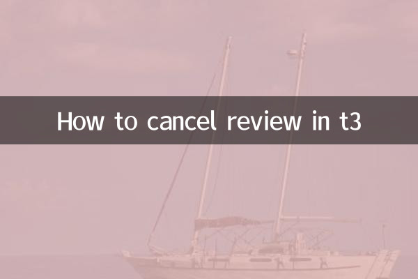Как отменить отзыв в т3