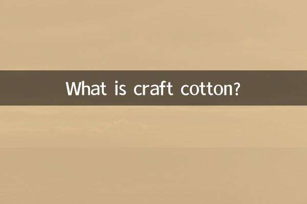 Qu'est-ce que le coton artisanal ?