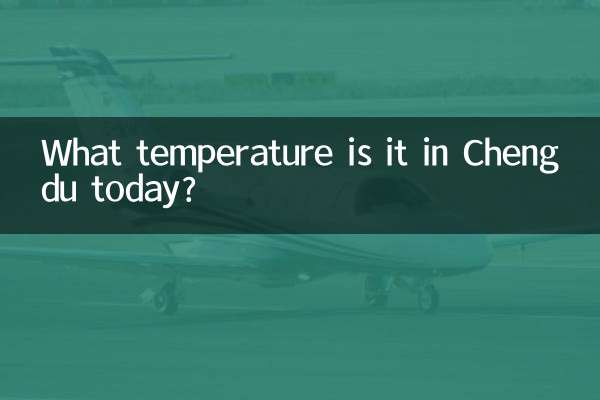 Quelle température fait-il à Chengdu aujourd'hui ?