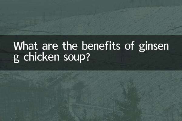 জিনসেং চিকেন স্যুপের সুবিধা কী?