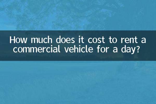 商务车出租一天多少钱