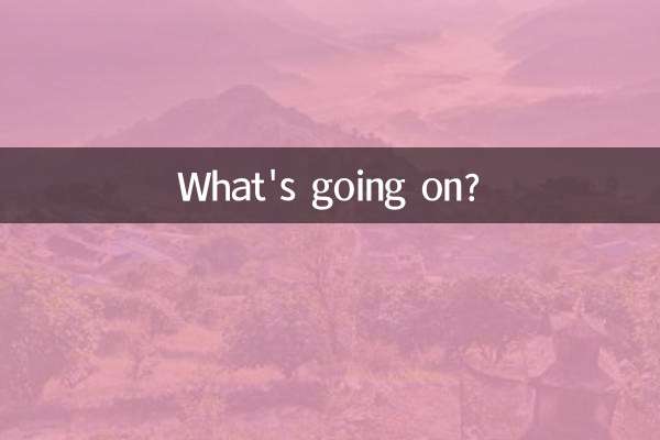 Cosa sta succedendo?