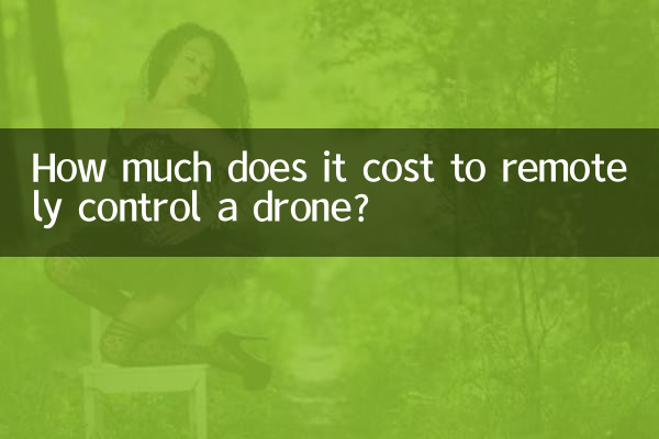 How much does it cost to remotely control a drone?