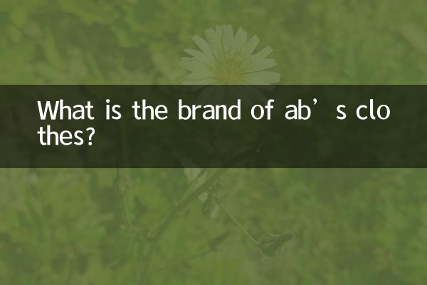 Какая марка одежды у Аба?