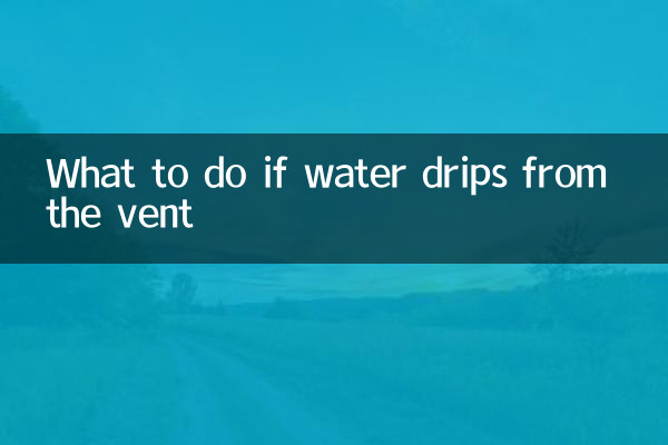 Qué hacer si gotea agua por el respiradero