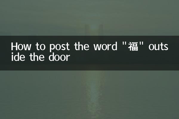 How to post the word