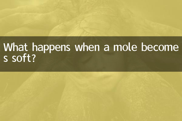 Was passiert, wenn ein Muttermal weich wird?