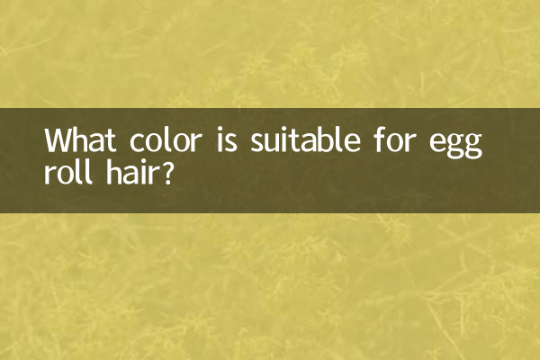 Welche Farbe eignet sich für Frühlingsrollenhaare?