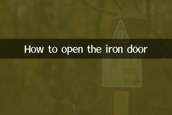 鐵門怎麼打開