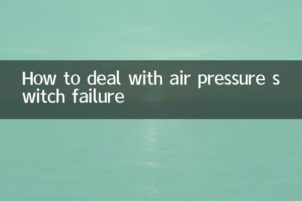 Como lidar com a falha do pressostato de ar