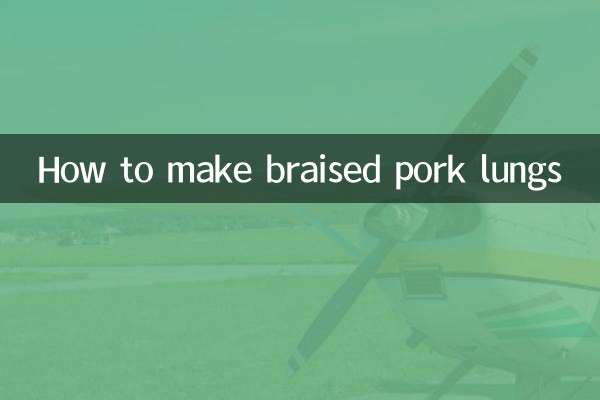 Как приготовить тушеные свиные легкие