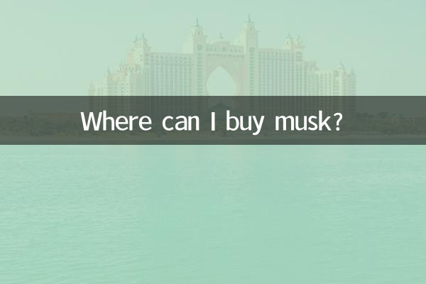 Onde posso comprar almíscar?