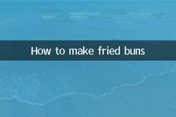 튀긴 빵 만드는 법