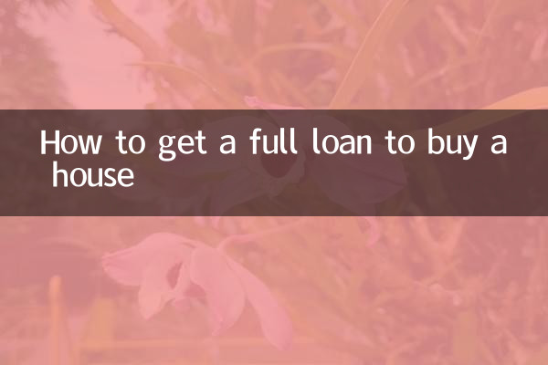买房怎么全额贷款