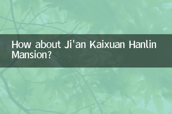 How about Ji'an Kaixuan Hanlin Mansion?