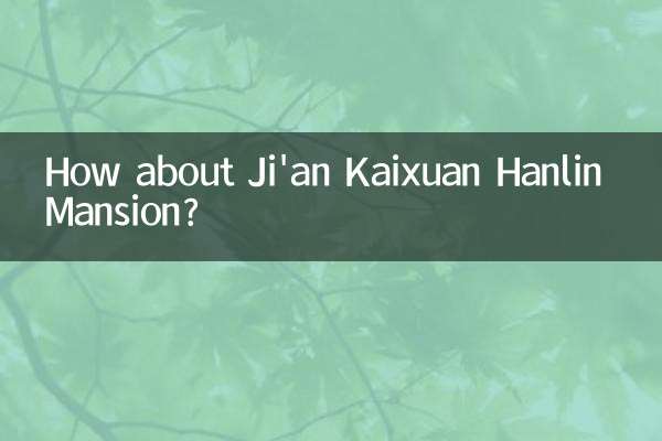 How about Ji'an Kaixuan Hanlin Mansion?