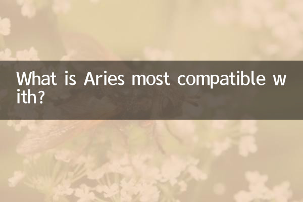 Com o que Áries é mais compatível?