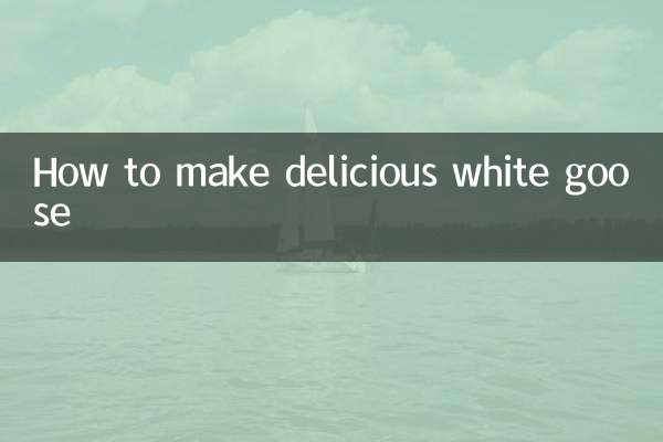 Como fazer um delicioso ganso branco