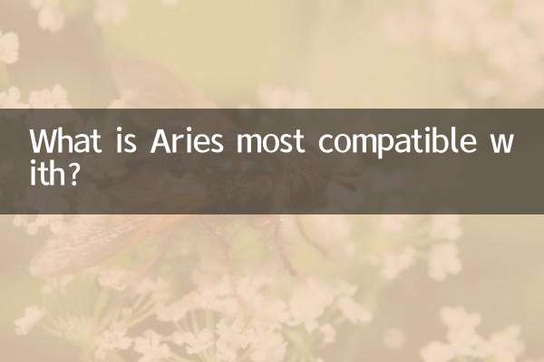 Com o que Áries é mais compatível?