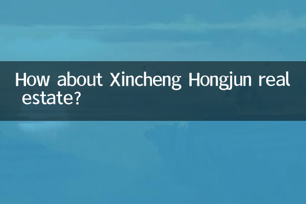 Che ne dici delle proprietà immobiliari di Xincheng Hongjun?