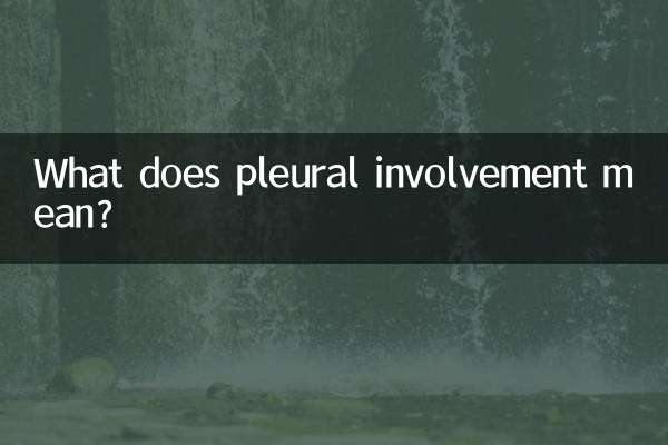 Cosa significa coinvolgimento pleurico?
