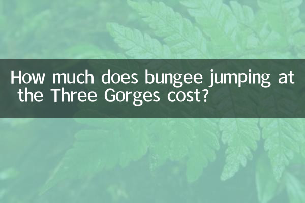 三峡蹦极多少钱