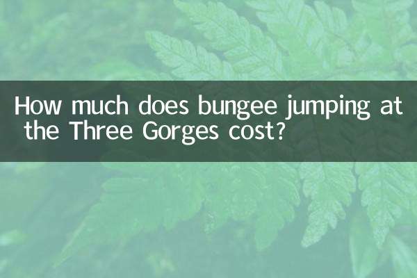 三峡蹦极多少钱