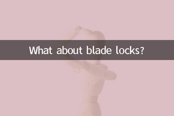 Qu'en est-il des verrous de lame ?