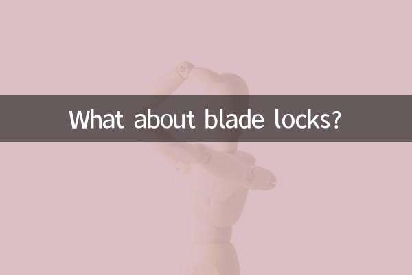 E as travas das lâminas?