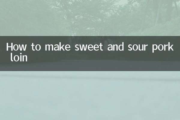 Como fazer lombo de porco agridoce