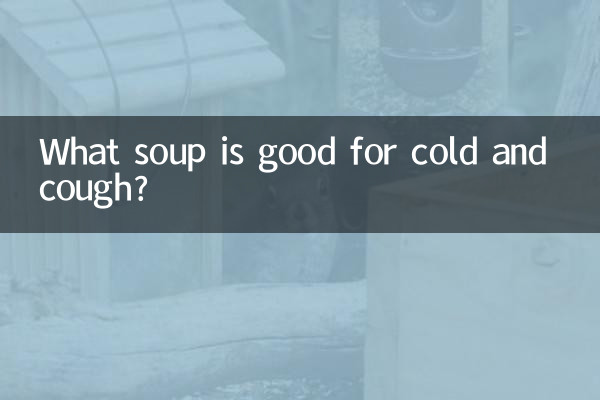 What soup is good for cold and cough?