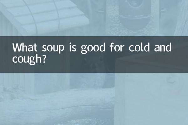 What soup is good for cold and cough?