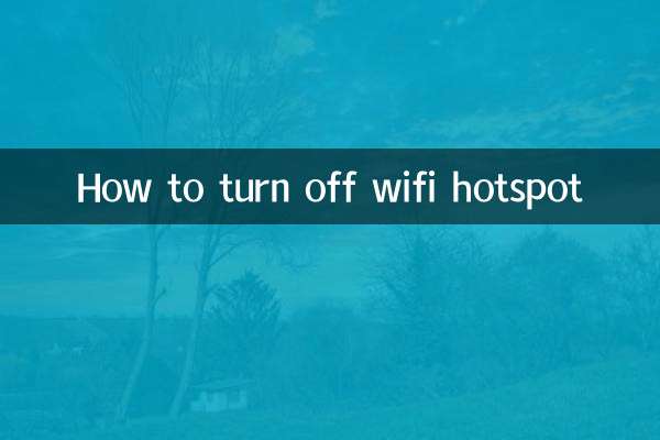 Como desligar o ponto de acesso wi-fi