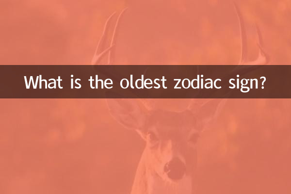 Qual è il segno zodiacale più antico?